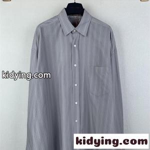 ストライプ柄 ACNE STUDIOS アクネ ストゥディオズ スーパーコピー シャツ ルーズシルエット ライトグレー 長袖kidying265zCSnC