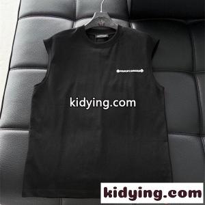 クロムハーツ コピー コピー シンプル ミニロゴ ノースリーブ CHROME hearts コピー ブラック タンクトップ 夏コーデkidying26uymuiq