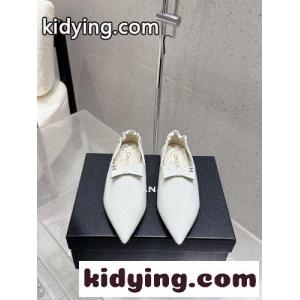 パテントレザー リボン フラットシューズ シャネル スーパーコピー シューズ スーパーコピー ホワイトkid26STraCy