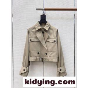 クロップド トレンチコート イヴ・サンローラン コピー ジャケット コピー ベージュkid26LfSbGD