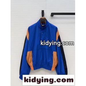 カラーブロック アノラックジャケット イヴ・サンローラン スーパーコピー ジャケット コピー ブルーkid264DGHXn