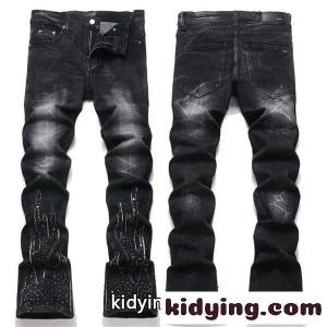 AMIRI デニムパンツ ダメージ加工 ストリート カジュアル ロングパンツ アミリ 偽物kidying26uiGfOD