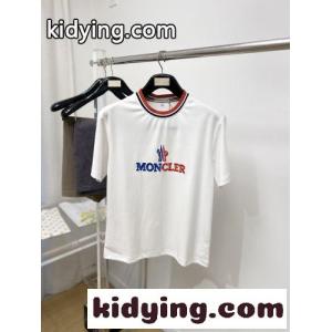 スタイリッシュ カジュアル 半袖Tシャツ モンクレール スーパーコピー Tシャツ 偽物 ホワイトkid26aSf0nu