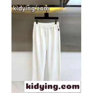 定番 カジュアル コットン スウェットパンツ モンクレール コピー パンツ 偽物 ホワイトkid26nCmGHv