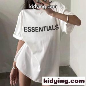ESSENTIALS レディース Tシャツ オーバーサイズ  ゆったりシルエット シンプル 韓国 エッセンシャルズ コピーkidying26mSzmKf