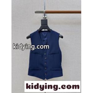 上品 洗練された Vネックジレスーツ ラルフローレン ジャケット 偽物 ネイビーkid264P1rKD