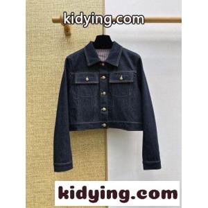 洗練された クロップド デニムジャケット トムブラウン コピー ジャケット 偽物kid260fWX9j