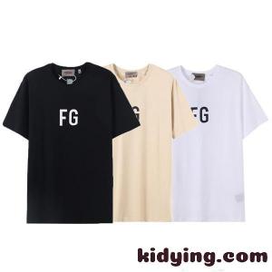 半袖Tシャツ ホワイト ESSENTIALS ミニマル プリント エッセンシャルズ コピー シンプル 清潔感 2026新作 定番kidying268veKby