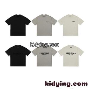 エッセンシャルズ 偽物 半袖Tシャツ ESSENTIALS グレー オーバーサイズ ストリート 大人カジュアル 定番人気kidying26f8Lfie