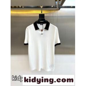 エルメネジルド・ゼニア Tシャツ 偽物 スキッパーネック ポロシャツ ホワイトkid26eGHbGv