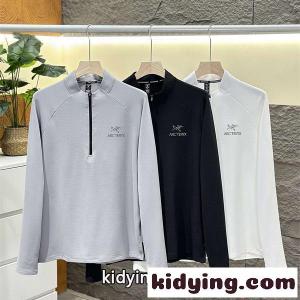 ハーフジップ ARCTERYX 長袖トップス ロゴ刺繍 吸汗速乾 軽量ストレッチ アウトドア アークテリクス コピーkidying268XnOHj
