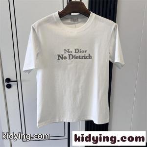ミニマル プリント dior コピー 半袖Tシャツ メンズ レディース兼用 コットン素材 ディオール コピー コピーkidying26u8591z