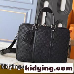 ルイヴィトン コピー コピー シック 格子柄 LOUIS vuitton コピー スクエア型 メンズ向け ビジネスバッグ PC収納 通勤対応kidying26niWHHr