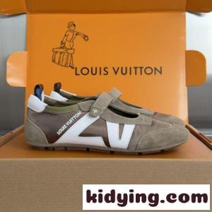 LV スニーカリーナ メリージェーン ルイ・ヴィトン スーパーコピー レディースシューズ ブラウンkid26r8HnyC