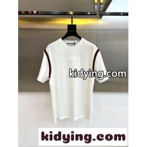 グッチ スーパーコピー Tシャツ 偽物 おしゃれ 合わせやすい クルーネック 半袖Tシャツ ホワイトkid26biWXjy
