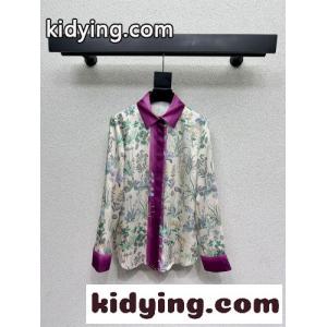 プリント入り シルクツイル シャツ グッチ コピー シャツ コピー トップスkid26y49bae