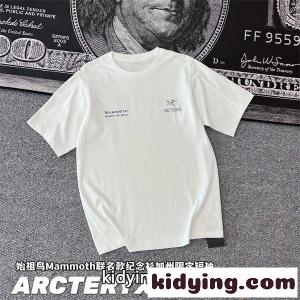 アークテリクス コピー プリント Tシャツ ARCTERYX ホワイト 半袖 シンプル カジュアル 軽やかkidying26jWXTry