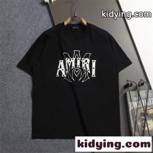 Tシャツ ブラック 半袖 インパクトデザイン アミリ コピー モードストリート 存在感 AMIRIkidying268HjaSz