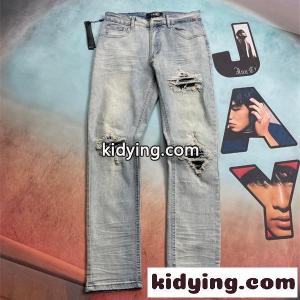 クラッシュ デニムパンツ AMIRI スリムフィット アミリ コピー ダメージデザイン 美脚kidying26eKz0Xn