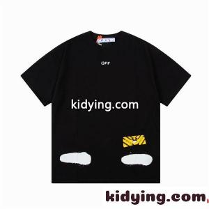 2色可選 半袖Tシャツ 軽やかにコーデを楽しむ Off-white コピー オフホワイト コピー 人の心をくすぐる柄が素敵__ブランド コピー 激安(日本最大級)kid26XLf4Xv