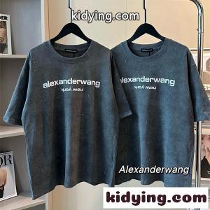 Alexander wang Tシャツ ヴィンテージ風 アレキサンダーワン コピー ゆるシルエット 韓国ストリート 夏人気kidying26aameWv
