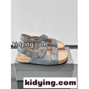 カジュアル 人気 バレンシアガ スーパーコピー x Scholl レザー サンダル スーパーコピー グレーkid26uayeia