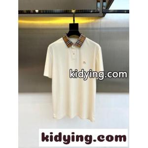 シンプル 上品 半袖 ポロシャツ バーバリー コピーブランド Tシャツ 偽物 ホワイトkid26SfOb0f
