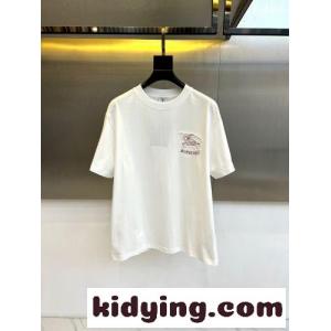 ベーシック ロゴ バーバリー コピー Tシャツ 偽物 クルーネック 半袖Tシャツ ホワイトkid269fCuqe