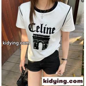 人気2026&celine コピーブランド セリーヌ コピーブランド tシャツコピーおしゃれ個性着心地清涼感抜群2色kidying26mSDaOv