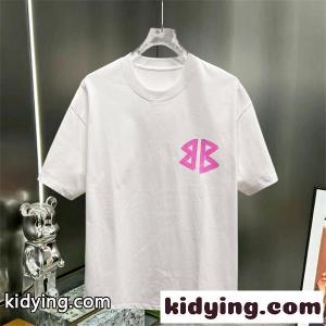 白Tシャツ 半袖 バレンシアガ コピー コピー ピンク 手描き風 balenciaga コピー シンプル ストリート グラフィティ風kidying26ay8Lfm