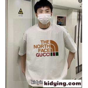 gucci コピーブランド＆TNFコラボグッチ コピーブランドtシャツコピー&2026激安ユニセックスオーバーサイズ上品オシャレコーデkidying26XnCy8z