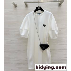 prada スーパーコピープラダ スーパーコピーロングtシャツコピー&2026トレンドファッション性抜群スタイリッシュ&ミニバッグ付きkidying26Lf85zi