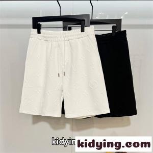 立体エンボス モノグラム ハーフパンツ コットン ショートパンツ 上質素材 ウエストゴム ルーズフィット メンズ レディース ルイヴィトン コピー コピー Louis vuitton コピーkidying26LH9fWb