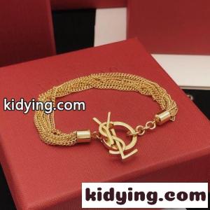 YSLロゴ マルチチェーン ブレスレット イヴ・サンローラン スーパーコピー 偽物kid26vy4nuy