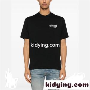 アミリ AMIRI コピー BONES STACKED Tシャツ メンズ 半袖 骨プリント ストリート ブラック ロゴT オーバーサイズkidying26Ovqq4j