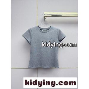 シンプル YSLロゴ 半袖Tシャツ イヴ・サンローラン スーパーコピー Tシャツ コピー グレーkid26qWrmuC