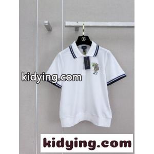 カジュアル 可愛い ポロベア コットン ポロシャツ ラルフローレン Tシャツ 偽物 ホワイトkid26eGvu8n