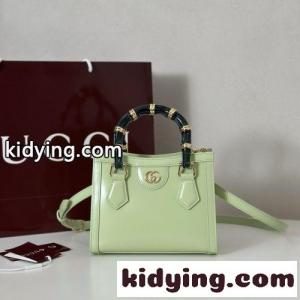 gucci スーパーコピー ダイアナ スモール トートバッグ グッチ スーパーコピー スーパーコピー 832936 ライトグリーンkid26PDWXLn