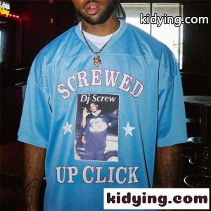 イトブルー メッシュジャージー supreme コピー SCREWED UP CLICK シュプリーム コピー コピー フォトプリント 半袖 オーバーサイズ風kidying26eauOXD