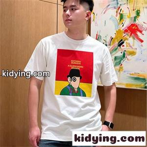 ホワイト 半袖Tシャツ dior スーパーコピー アートグラフィックプリント ディオール スーパーコピー コピー カラーブロック クルーネック メンズカジュアルkidying26qai4bq