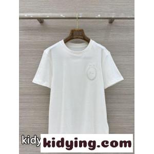 dior コピー Médaillon エンブロイダリー 半袖Tシャツ クリスチャン・ディオール コピー Tシャツ コピー ホワイトkid26XLniea