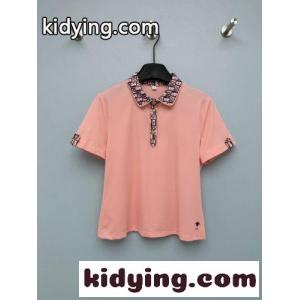 カジュアル 上品 半袖ポロシャツ クリスチャン・ディオール コピー Tシャツ コピー ピンクkid26PDG9rm