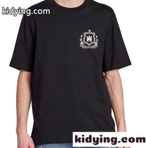 AMIRI アミリ Tシャツ 半袖 バックプリント エンブレム ローズモチーフ ロゴデザイン オーバーサイズ ストリートkidying26vGjyCi