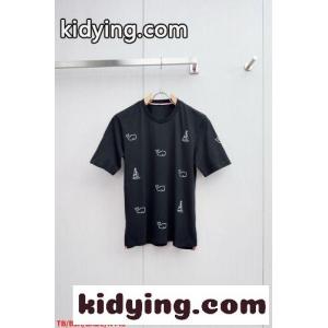 遊び心満載 クジラ ヨット 半袖Tシャツ トムブラウン コピーブランド Tシャツ コピー ブラックkid26GbWbmy