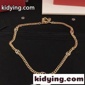 カジュアル 洗練された ダブルG チェーンネックレス グッチ ブランド コピー ネックレス 偽物kid269rqyyy