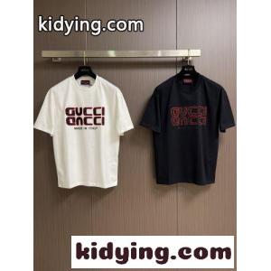 洗練された ロゴ入り 半袖Tシャツ グッチ コピー Tシャツ 偽物 クルーネックkid26vWX5Lv