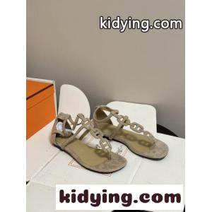 洗練された カジュアル ミロスサンダル エルメス コピーブランド サンダル コピー ベージュkid269Dm4vu