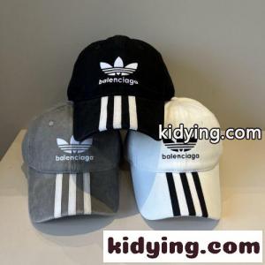 コピー adidas x balenciaga コピー コラボ ベースボールキャップ バレンシアガ コピー キャップ 偽物 帽子kid26K5nCai