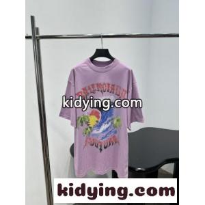 オーバーサイズTシャツ プリント バレンシアガ コピー Tシャツ 偽物 ピンクkid26qSHz4D