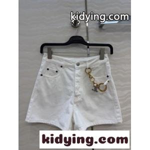 洗練された お洒落 デニムショートパンツ セリーヌ コピー ジーンズ 偽物 ホワイトkid26zeyaie
